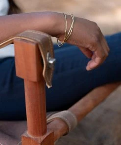 Nisolo Best Sellers Upcycled Thin Hammered Bangle