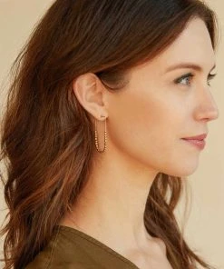 Nisolo Upcycled Tiny Brass Bead Earrings Best Sellers