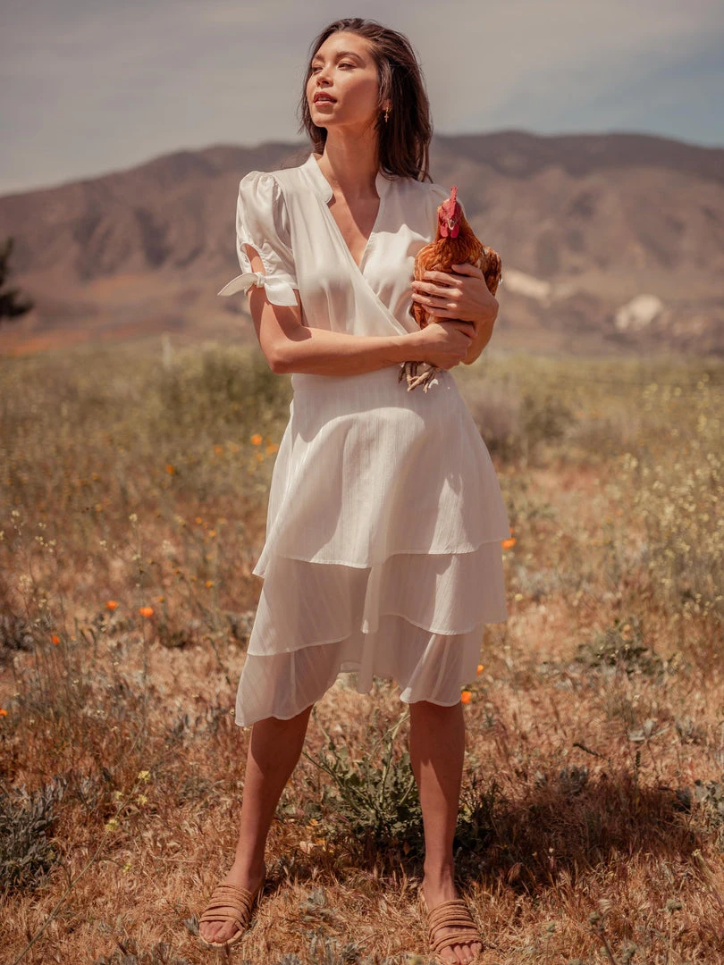 Valani Clothing Chanthu Banana Midi Skirt - Cloud Dancer Valani Clothing Chanthu Banana Midi Skirt - Cloud Dancer