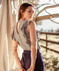 Valani Clothing Leang Hemp Top