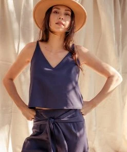 Valani Clothing Sarita Tencel Cami - Eclipse