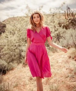 Valani Sitha Tencel Top - Lilac Rose