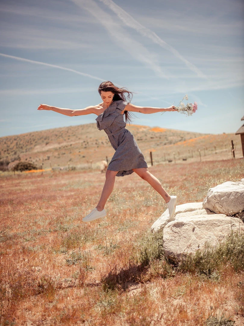 Valani Clothing Sokha Hemp Midi Dress Valani Clothing Sokha Hemp Midi Dress