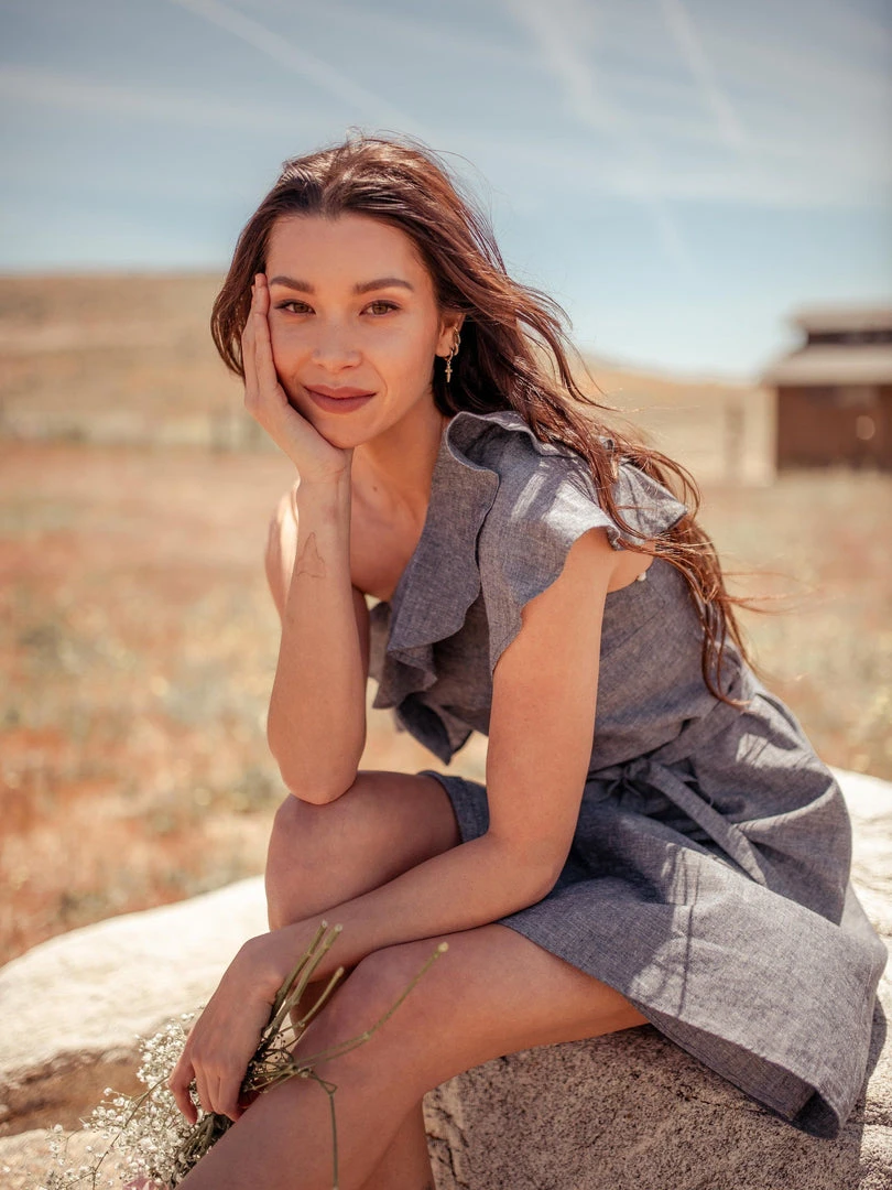 Valani Clothing Sokha Hemp Midi Dress Valani Clothing Sokha Hemp Midi Dress