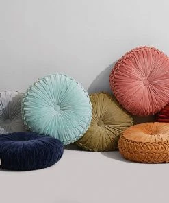 Casa Amarosa Velvet Round Throw Pillow Home Goods