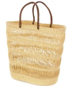 Swahili African Modern Veta Vera Lace Weave Shopper