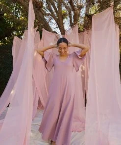 Mien Villa Flutter Sleeve Jumpsuit Clothing