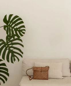 Village Thrive Amber Woven Seagrass Crossbody Bag