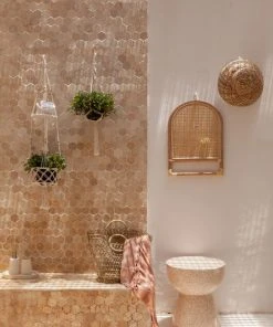 Village Thrive Arch Rattan Jewelry Hanger Home Goods