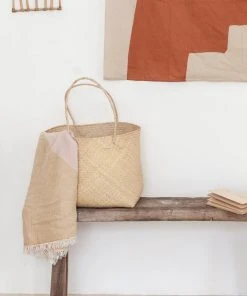 Village Thrive Avery Rattan Day Tote Bag