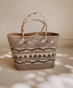 Village Thrive Avery Rattan Day Tote Bag