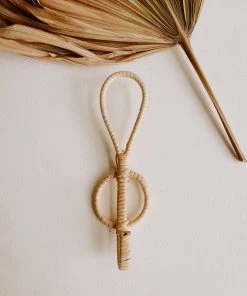 Village Thrive Banyak Rattan Wall Hook Set Home Goods 4 Village Thrive Banyak Rattan Wall Hook Set Home Goods