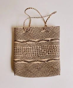 Village Thrive Accessories Bela Rattan Tote Bag
