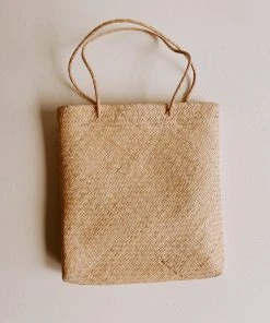 Village Thrive Accessories Bela Rattan Tote Bag