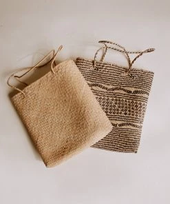 Village Thrive Accessories Bela Rattan Tote Bag