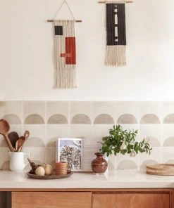 Village Thrive Block Macrame Wall Hanging Home Goods