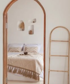 Village Thrive Gold Motif Throw Blanket