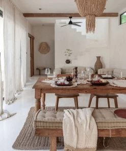 Village Thrive Gold Motif Throw Blanket