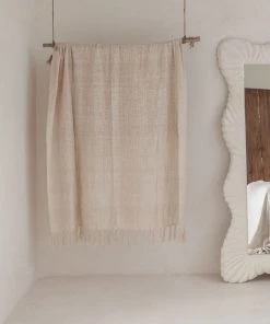 Village Thrive Natural Tone Throw Blanket