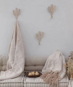 Village Thrive Natural Tone Throw Blanket