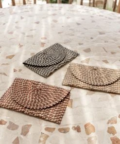 Village Thrive Ombre Rattan Clutch Bag Accessories 5 Village Thrive Ombre Rattan Clutch Bag Accessories