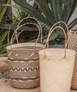Village Thrive Accessories Praya Rattan Day Bag