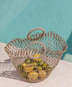 Village Thrive Baskets Sama Seagrass Tote Bag