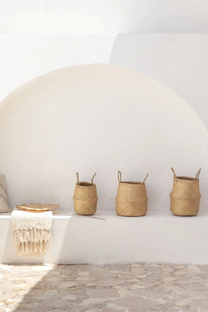 Village Thrive Tropika Seagrass Basket Home Goods Village Thrive Tropika Seagrass Basket Home Goods