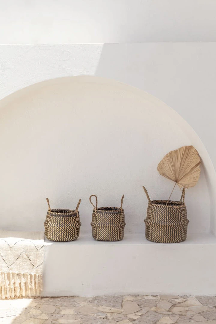 Village Thrive Tropika Seagrass Basket Home Goods Village Thrive Tropika Seagrass Basket Home Goods