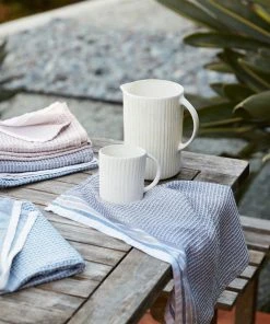 Coyuchi Best Sellers Waffle Kitchen Towel Set - Shoreline