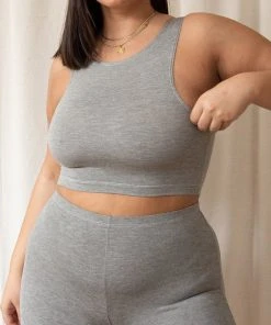 Mary Young Wallace Bamboo Crop Top New Arrivals