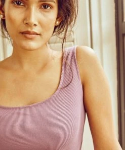 No Nasties Wide-Neck Ribbed Tank Top Clothing 4 No Nasties Wide-Neck Ribbed Tank Top Clothing