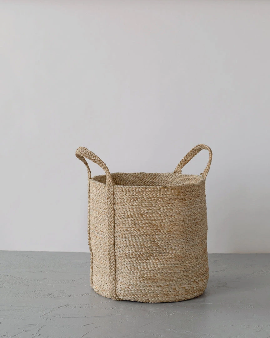 Will & Atlas Home Goods Jute Laundry Basket - Natural Will & Atlas Home Goods Jute Laundry Basket - Natural