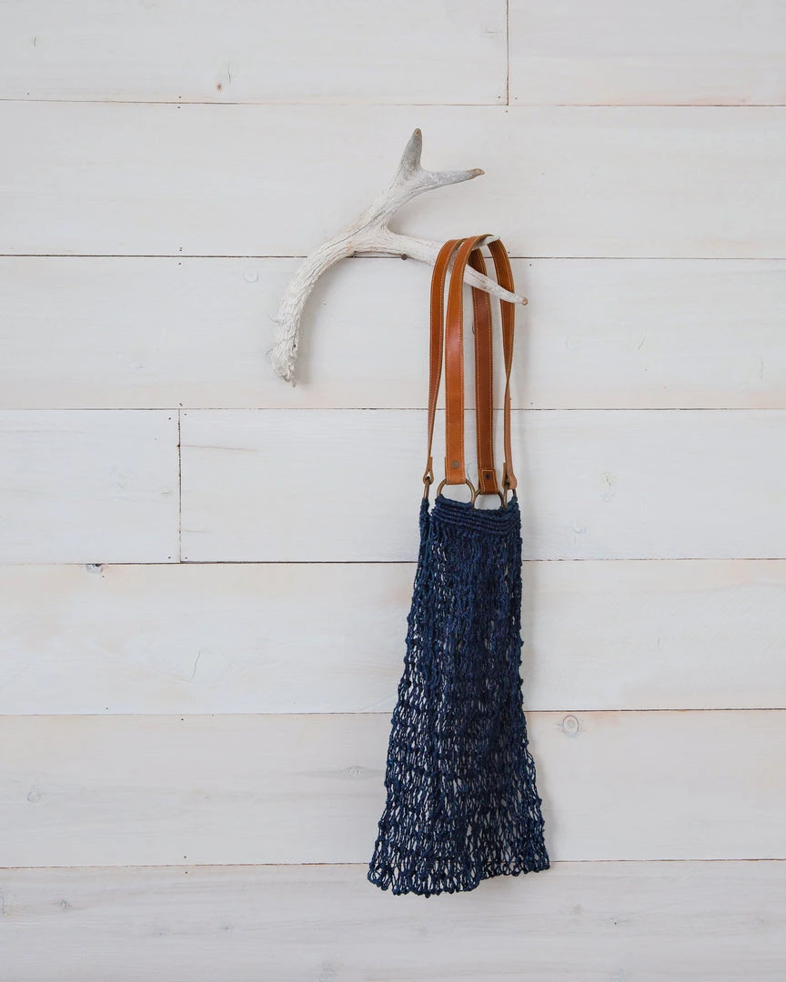 Will & Atlas Jute String Bag - Indigo Accessories Will & Atlas Jute String Bag - Indigo Accessories