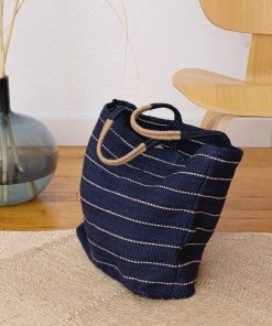 Will & Atlas Accessories Marin Jute Shopper - Indigo