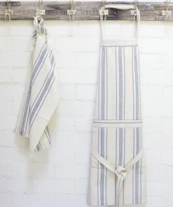 Will & Atlas Blue Stripe Apron