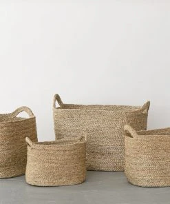 Will & Atlas Oval Jute Baskets - Natural Best Sellers