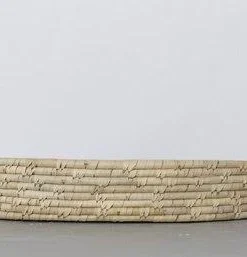 Will & Atlas Palm Leaf Large Woven Tray