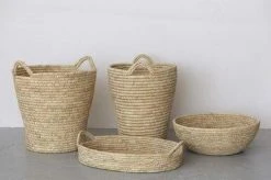 Will & Atlas Palm Leaf Large Woven Tray 4 Will & Atlas Palm Leaf Large Woven Tray