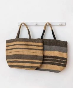 Will & Atlas Sonoma Jute Shopper - Gray Stripe 8 Will & Atlas Sonoma Jute Shopper - Gray Stripe
