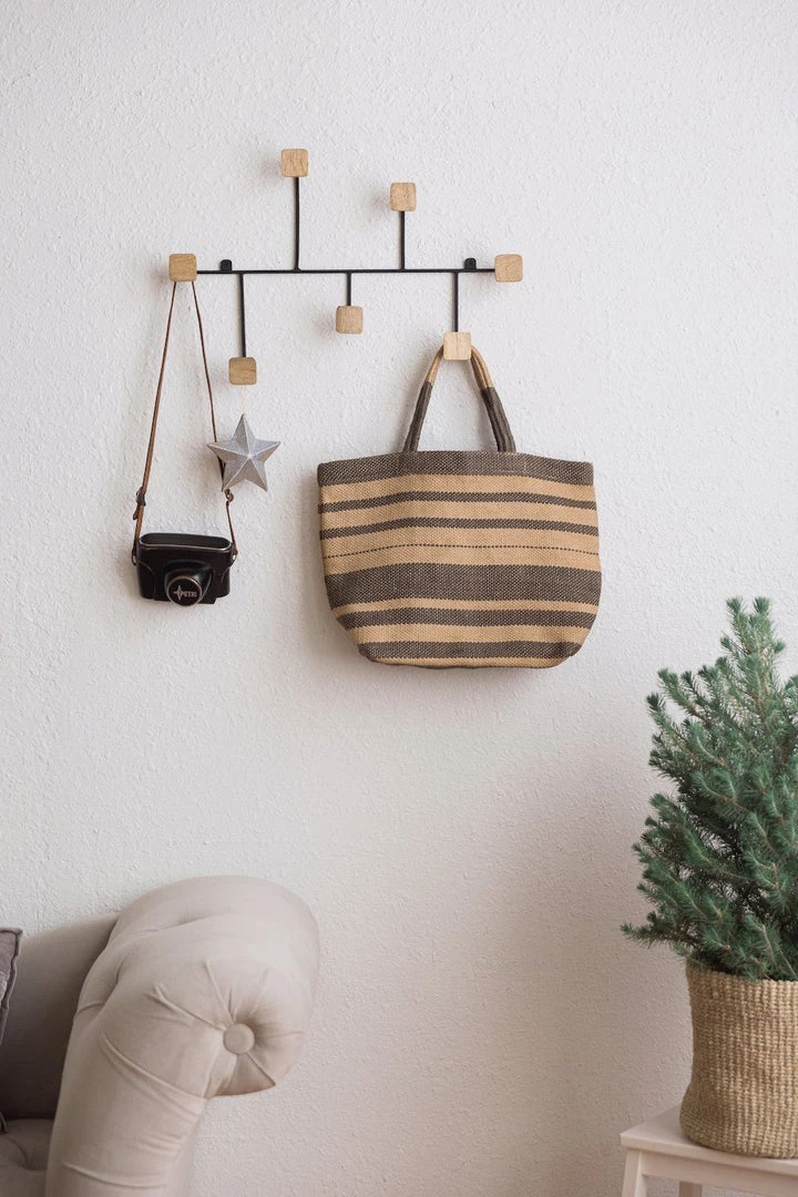 Will & Atlas Sonoma Jute Shopper - Gray Stripe 2 Will & Atlas Sonoma Jute Shopper - Gray Stripe