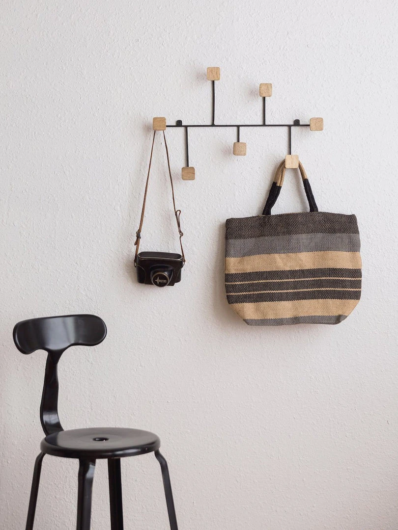 Will & Atlas Accessories Sonoma Jute Shopper - Indigo Stripe Will & Atlas Accessories Sonoma Jute Shopper - Indigo Stripe