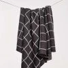 Looma Windowpane Jacquard Throw Blanket Home Goods