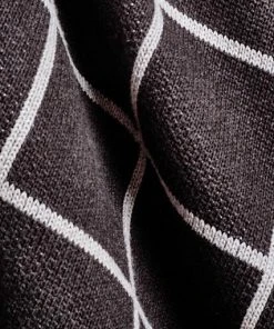 Looma Windowpane Jacquard Throw Blanket Home Goods