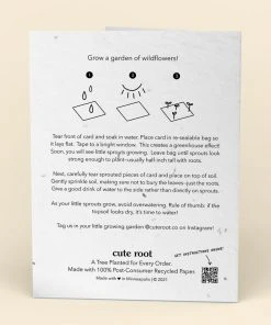 Cute Root With All My Heart Plantable Cards - 10 Pack Greeting Cards