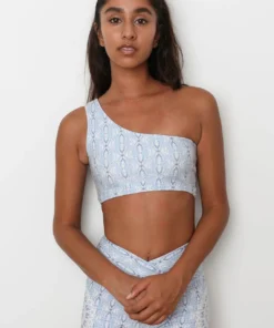 Wolven Reversible One Shoulder Recycled Top - Aquarius Activewear + Athleisure