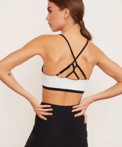 Wolven Reversible Crisscross Recycled Bra - Onyx Activewear + Athleisure