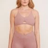 Wolven Reversible Crisscross Recycled Bra - Salt