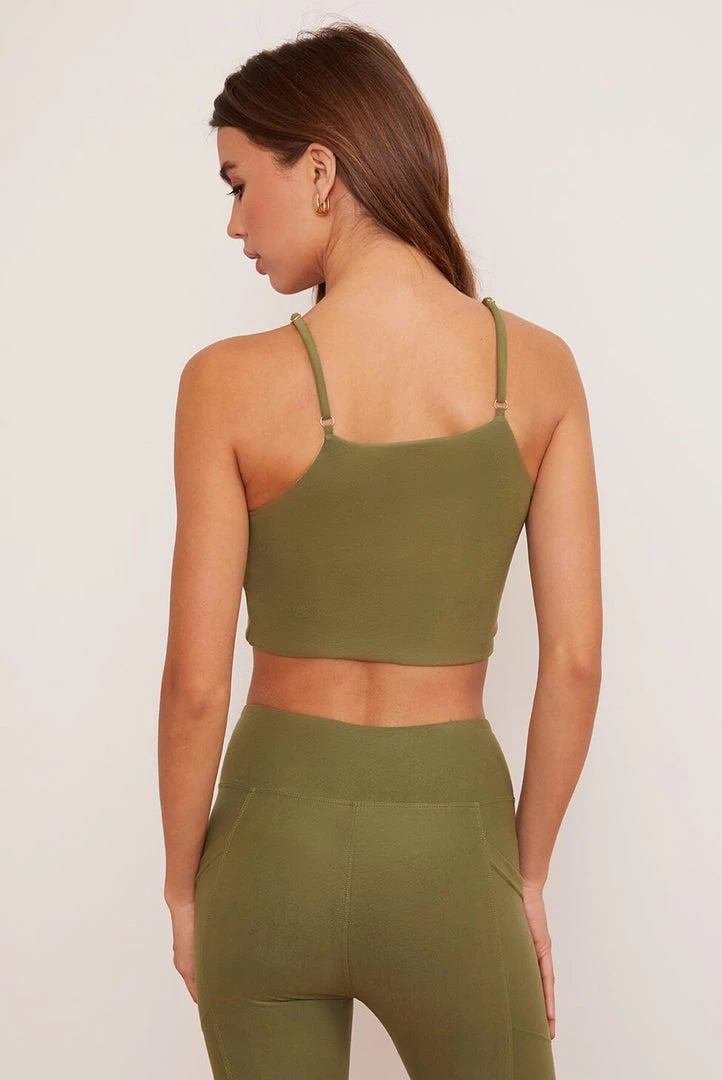 Wolven Reversible Crisscross Four-Way Recycled Top - Eucalyptus Activewear + Athleisure Wolven Reversible Crisscross Four-Way Recycled Top - Eucalyptus Activewear + Athleisure