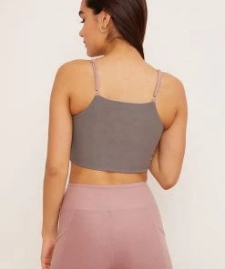 Wolven Reversible Crisscross Four-Way Recycled Top - Salt